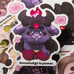 Bebe Baphomet Sticker